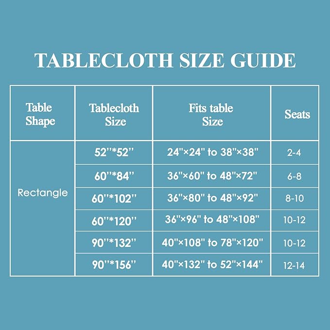 VidaFete Square Tablecloth 2 Pack 52 x 52 Inch Tablecloths Stain Wrinkle Resistant Polyester Dining Table Cover for Kitchen Dinning Party Wedding Rectangular Tabletop Buffet Decoration(White)