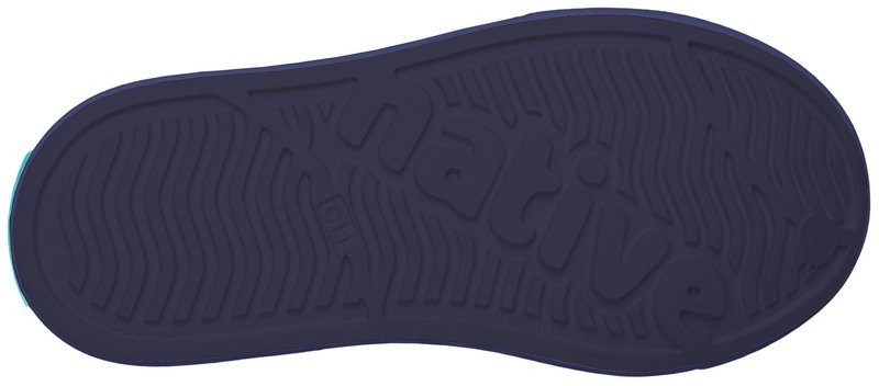 Native Shoes Unisex-Kids Jefferson Sneakers, Horizon Blue/Regatta Blue, 2 Little Kid