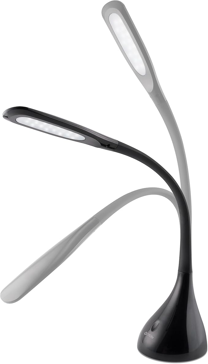 Ottlite Curve LED Desk Lamp with 4 Brightness Levels