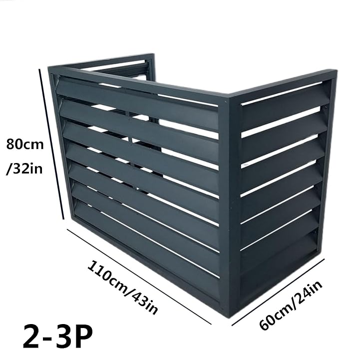 Aluminum Outdoor Condenser Protective Cover, freestanding Enclosure to Cover