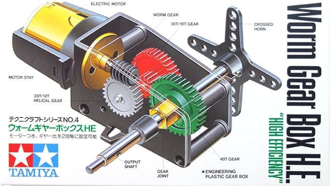 TAMIYA Worm Gear Box Set TAM72004 Science Kits & Accys