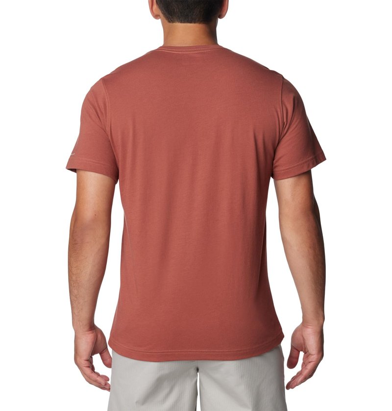 Columbia Men's Thistletown Hills Short Sleeve, Auburn Heather, 5X Tall