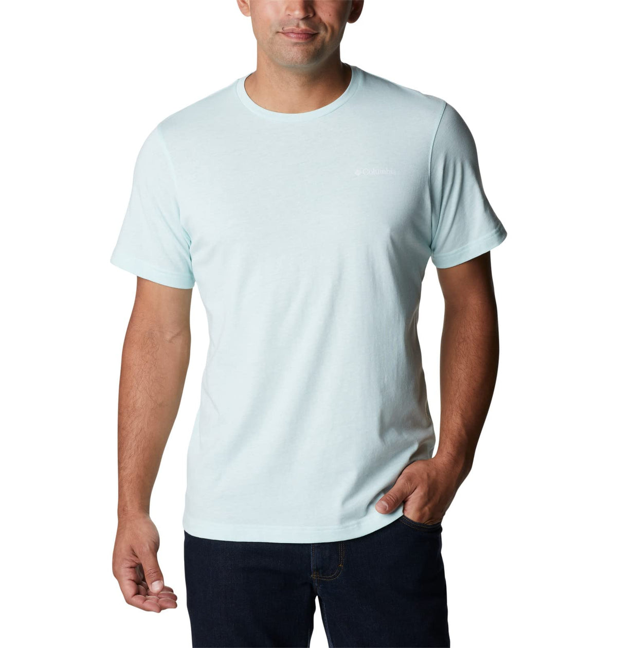 Columbia Men's Big & Tall Thistletown Hills Short Sleeve, ICY Morn Heather, 5X B&T