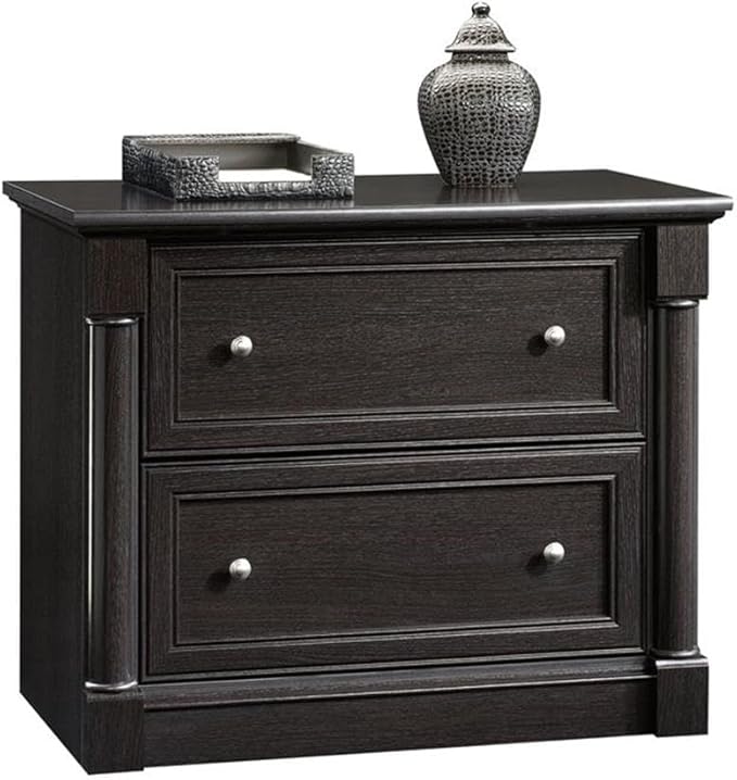 Pemberly Row Engineered Wood 2-Drawer Lateral File Cabinet in Wind Oak