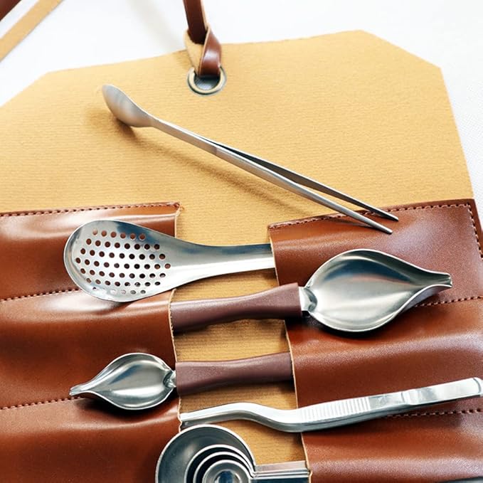 DUEBEL Chef Plating Kit, 12pc Stainless Steel Culinary Tools Set