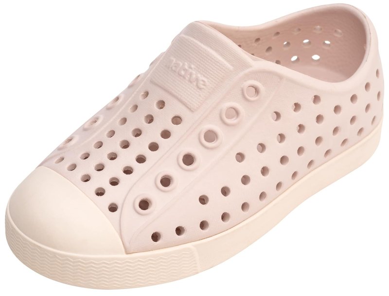 Native Shoes Unisex-Kids Jefferson Sneakers, Dust Pink/Lint Pink, 4 Big Kid