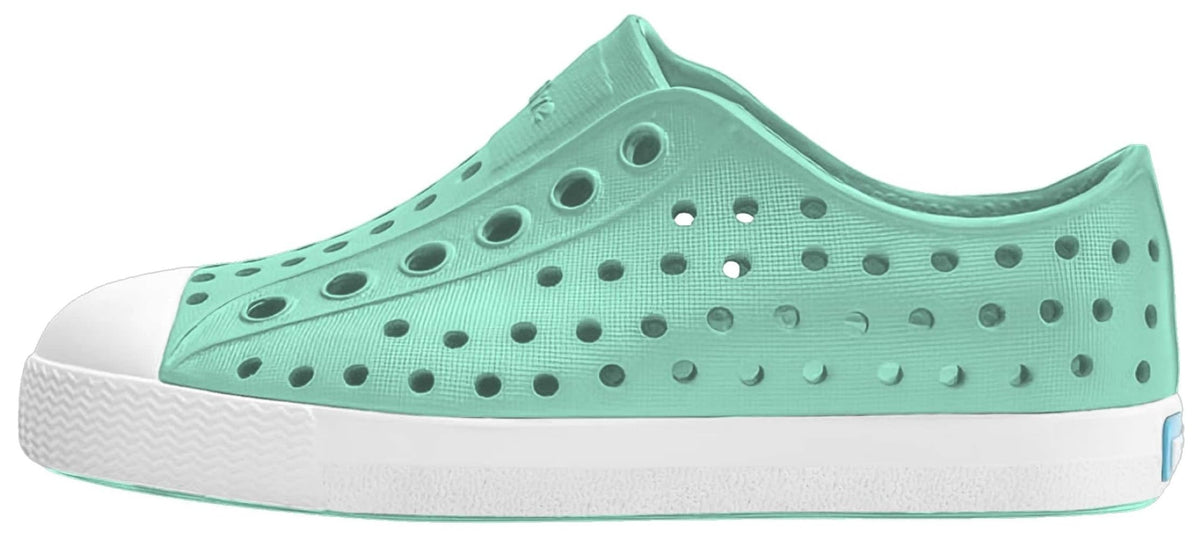 Native Shoes Unisex-Kids Jefferson Sneakers, Fresco Green/Shell White, 12 Little Kid