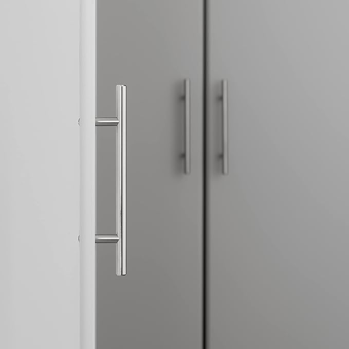 Prepac Elite 65 in. Engineered Wood Narrow Storage Cabinet in White