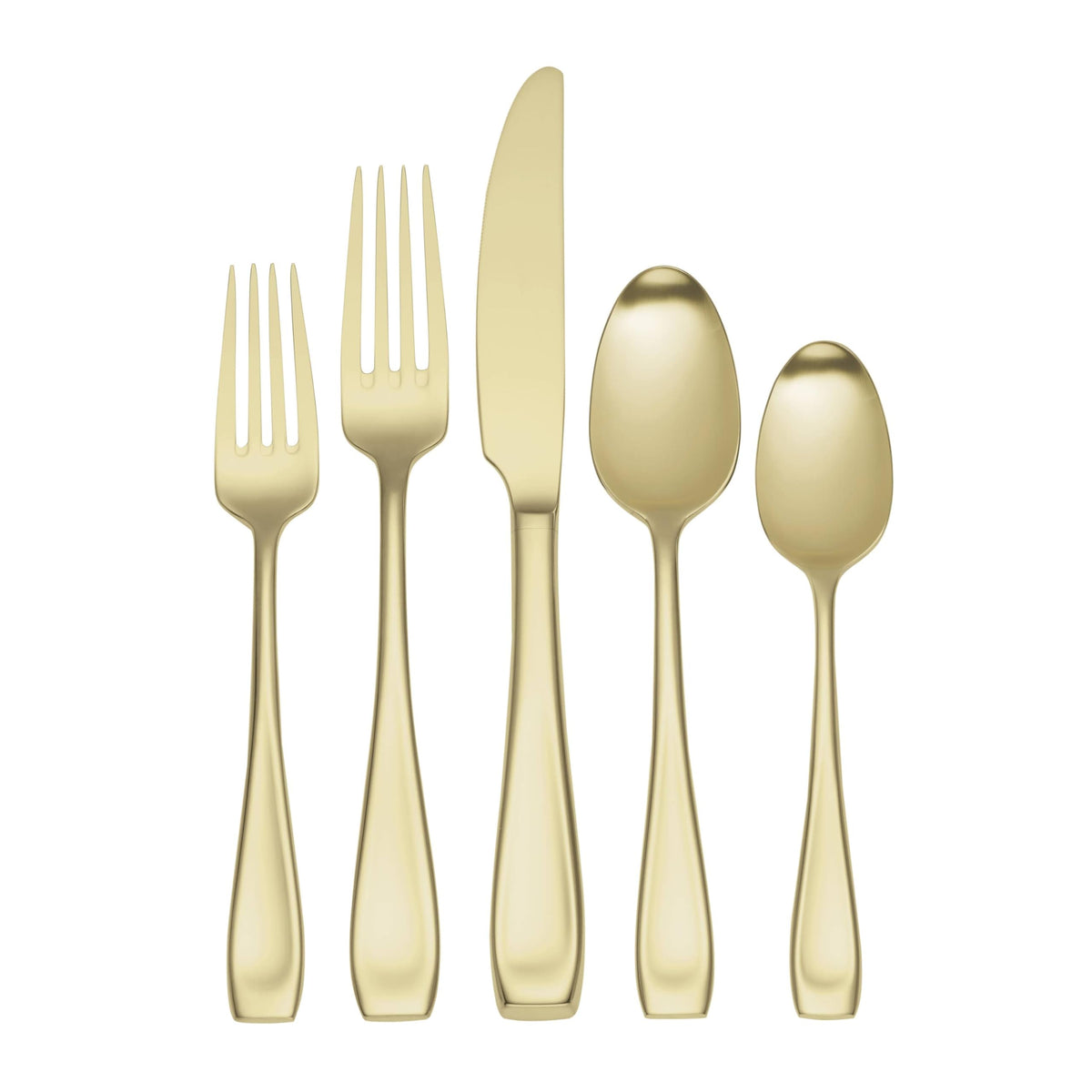 Oneida Moda Dinner Spoons Silverware Set for 4, Flatware