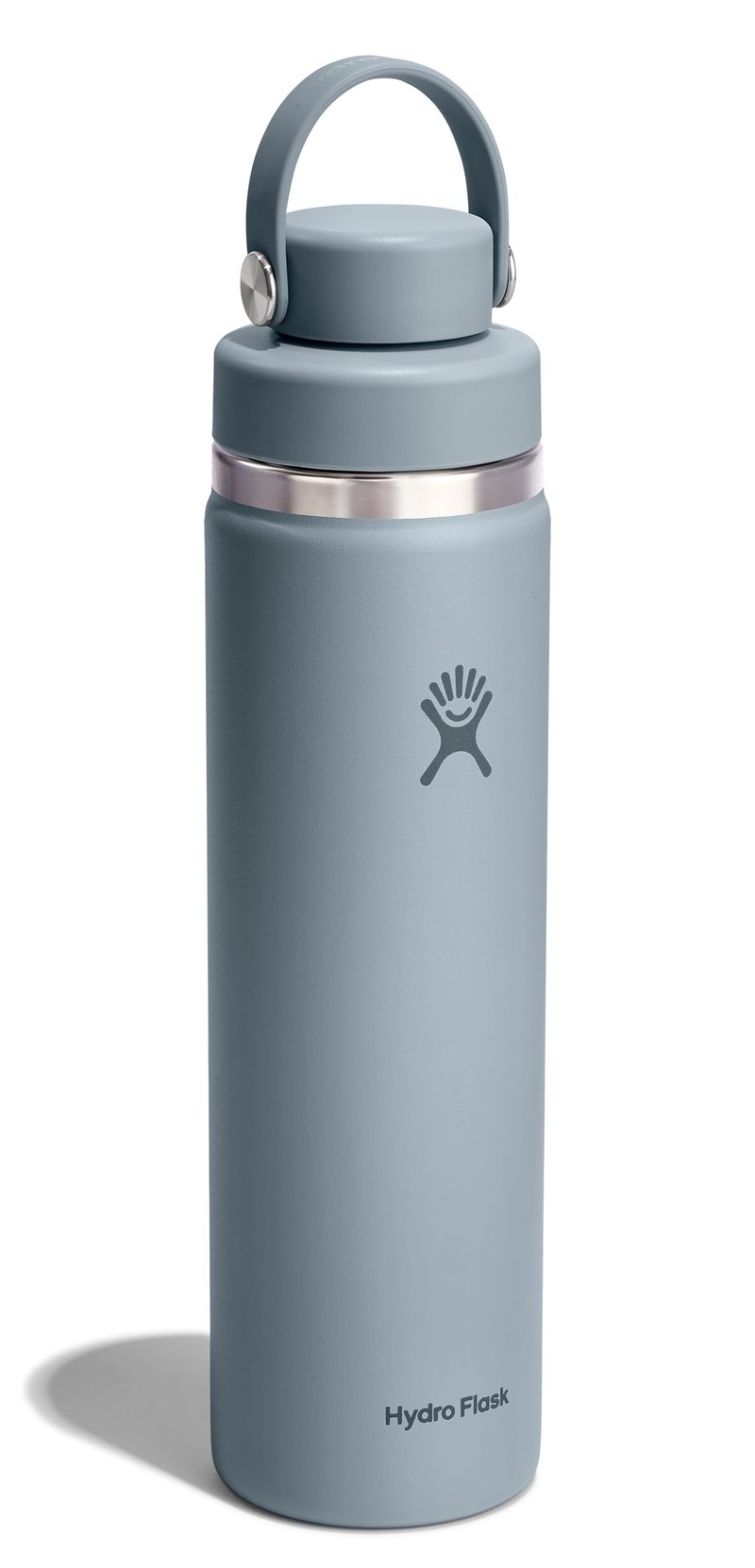 Hydro Flask Water Bottle - Insulated Stainless Steel - Wide Mouth Flex Chug Lid, Non Spill, Leakproof in 24 Oz Shale Gray