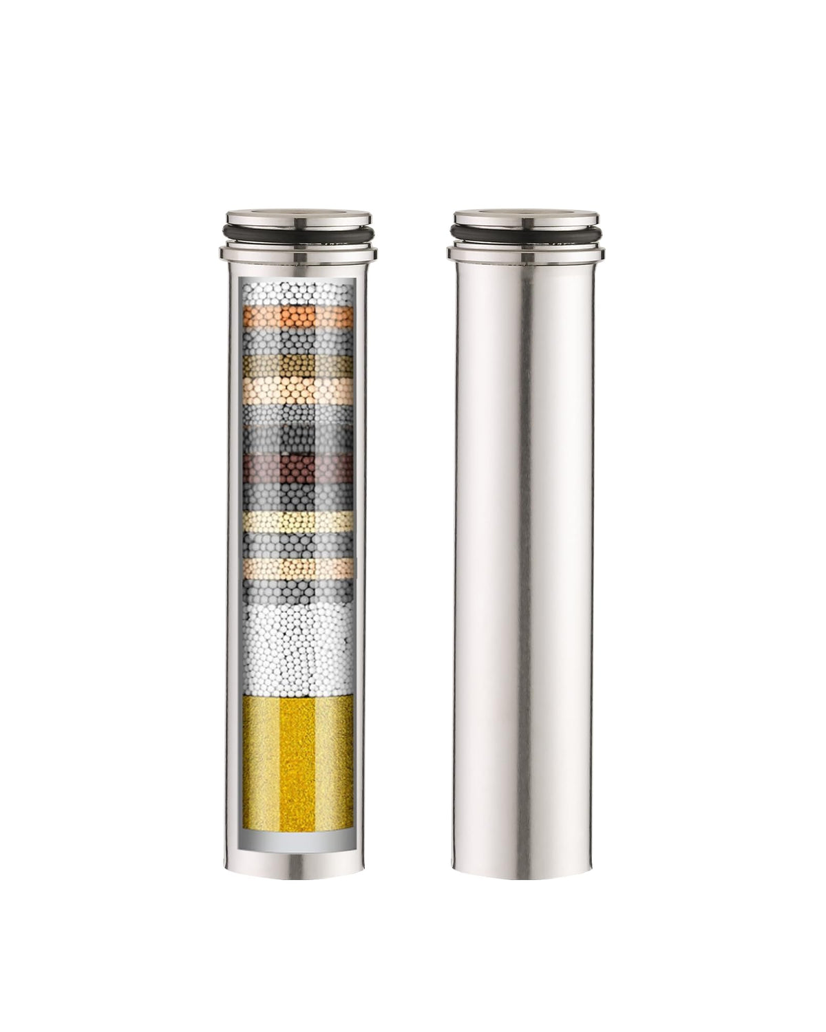 2 Pack Upgrade Replacement Filters Compatible with PWERAN Handheld Shower Head, Removes Chlorine, 304 Stainless Steel