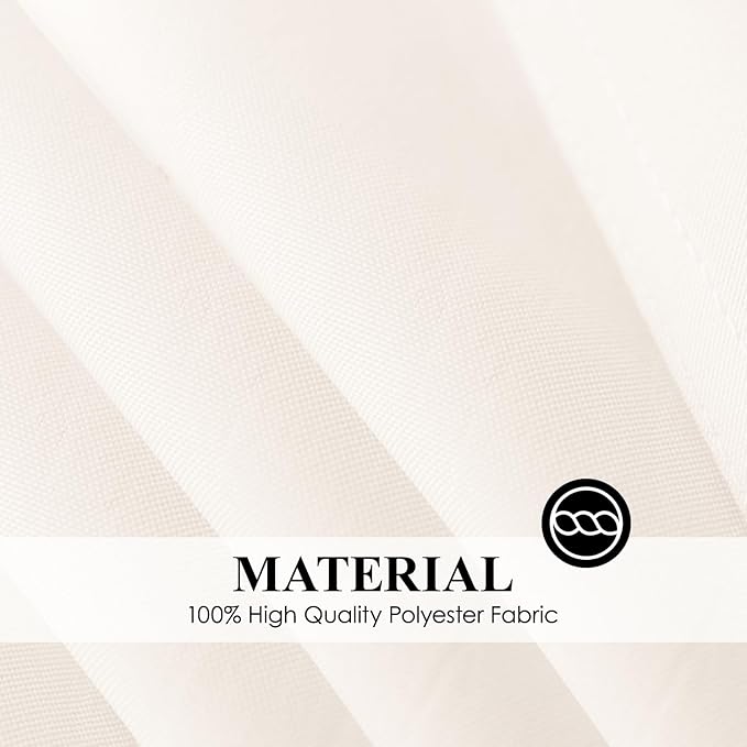 Square Tablecloth 52 x 52 Inch White 10 Pack Tablecloths Stain-Wrinkle Resistant Washable Polyester Table Cloths for Holiday, Buffet Parties, and Weddinge