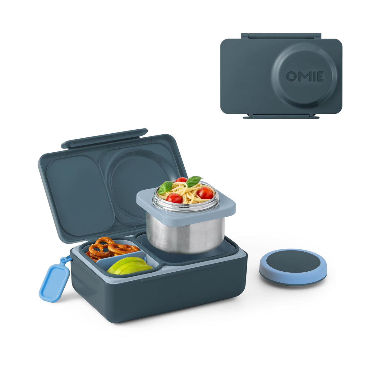Omie OmieBox UP Kids Insulated Bento Box, Galaxy Purple