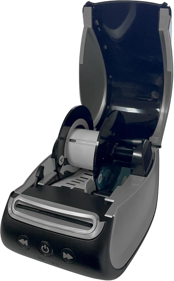 DYMO LabelWriter 550 Turbo Direct Thermal Label Maker - USB and LAN Connectivity Monochrome Label Printer - 300 dpi, Print up to 90 Labels Per Minute, Auto Label Recognition - BROAGE Printer_Cable