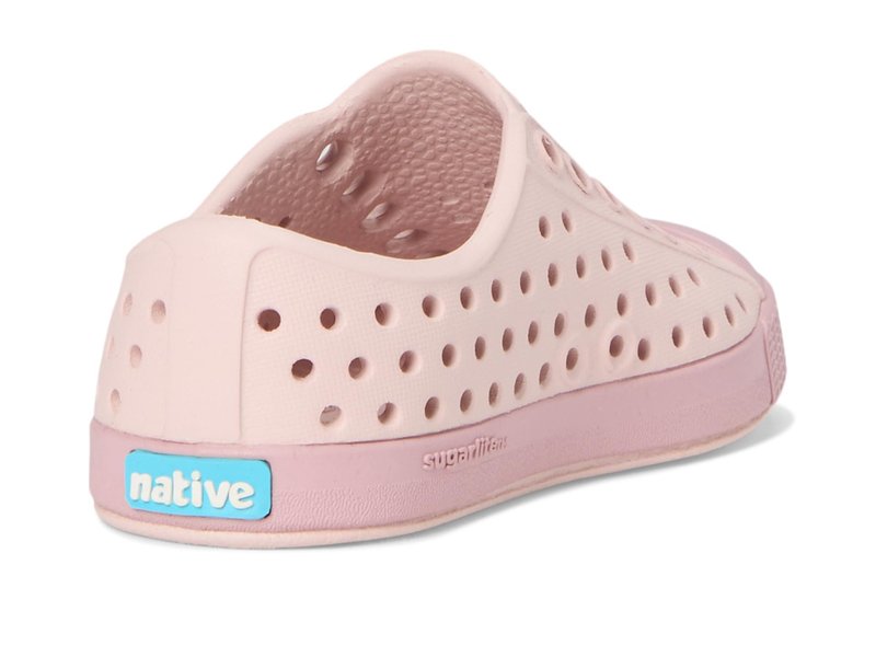 Native Shoes Unisex-Kids Jefferson Sneakers, Dust Pink/Balos Pink, 8 Toddler