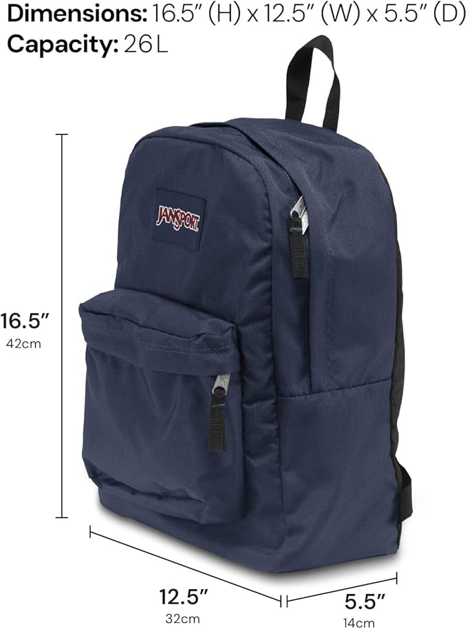 JanSport SuperBreak One Backpacks - Durable, Lightweight Bag with 1 Main Compartment, Front Utility Pocket with Built-in Organizer - Premium Backpack, Night Sky