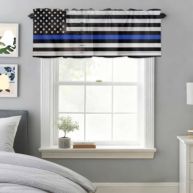 American Flag Valances for Windows, 1 Panel