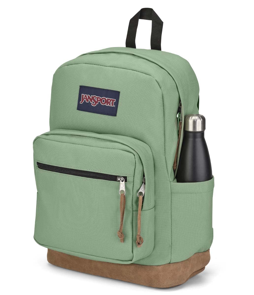 JanSport Right Pack Backpack - Durable Daypack with Padded 15" Laptop Sleeve, Spacious Main Compartment & Integrated Water Bottle Pocket - Loden Frost