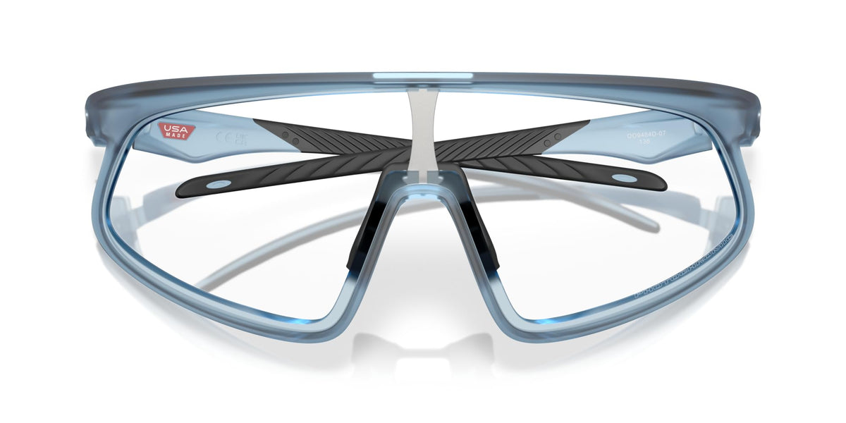 Oakley OO9484D RSLV Sunglasses, Matte Transparent Stonewash/Photochromic, 49 mm