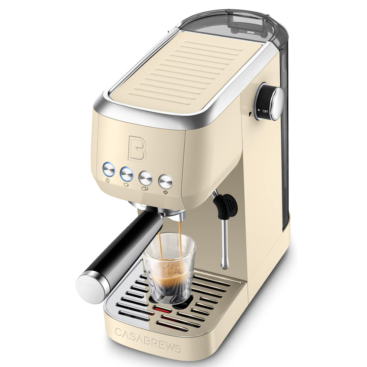CASABREWS 3700 Essential Espresso Machine, Stainless Steel Espresso Maker