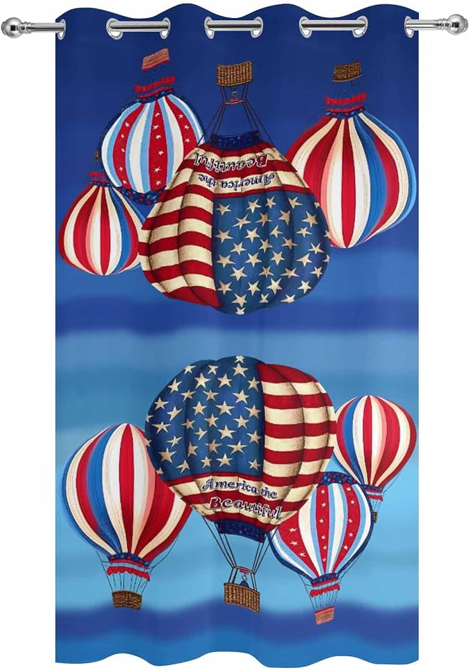 Independence Day Waterproof Outdoor Curtains