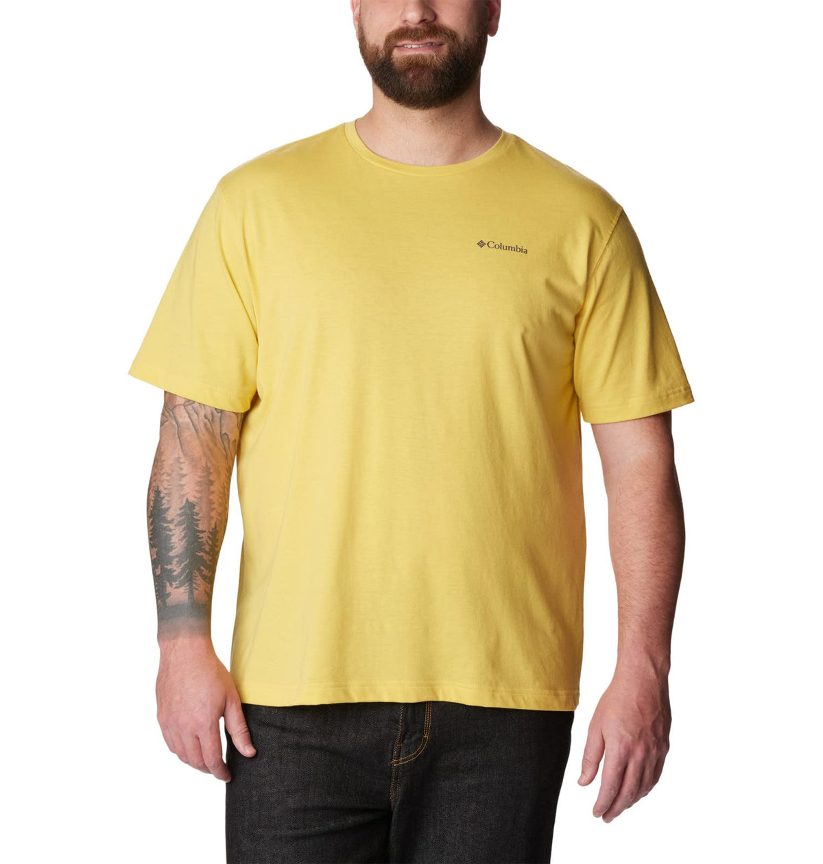 Columbia Men's Thistletown Hills Short Sleeve, Golden Nugget, 3X Big
