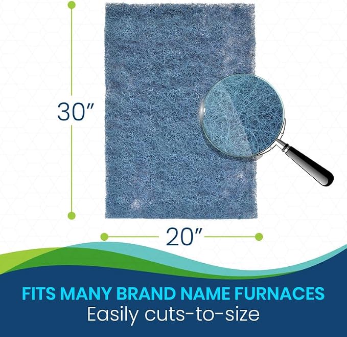 Natural Fiber Hog Hair Furnace Door Filter
