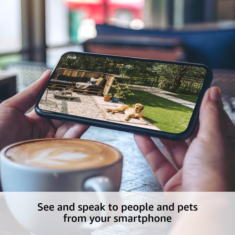 Blink Outdoor 2-Camera System (newest model), With 1-Year Subscription – Wire-free smart security camera, two-year battery life, HD live view, person detection, Works with Alexa