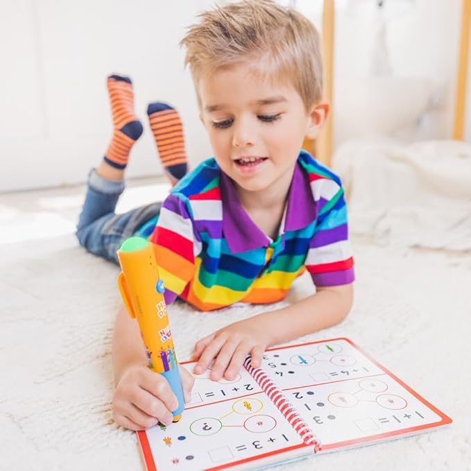 Educational Insights Hot Dots Numberblocks Workbook Numbers 1-10 with Interactive Pen, 75+ Activities, Gift for Kids Ages 4+