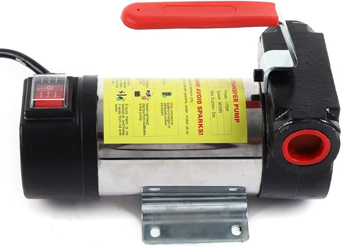 Diesel Transfer Pump Kit 45L/min, 12V DC Electric Oil Transfer Pump