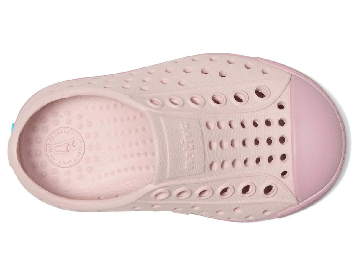 Native Shoes Unisex-Kids Jefferson Sneakers, Dust Pink/Balos Pink, 6 Toddler