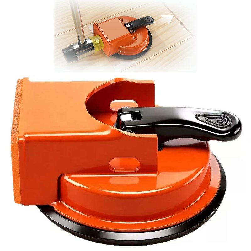 Floor Gap Fixer Tool – Heavy-Duty Laminate Flooring Repair Tools for Wood and Vinyl Planks, Carbon Steel Floor Suction Cup Tool with Rubber Pad, Adjustable Height Seam Puller