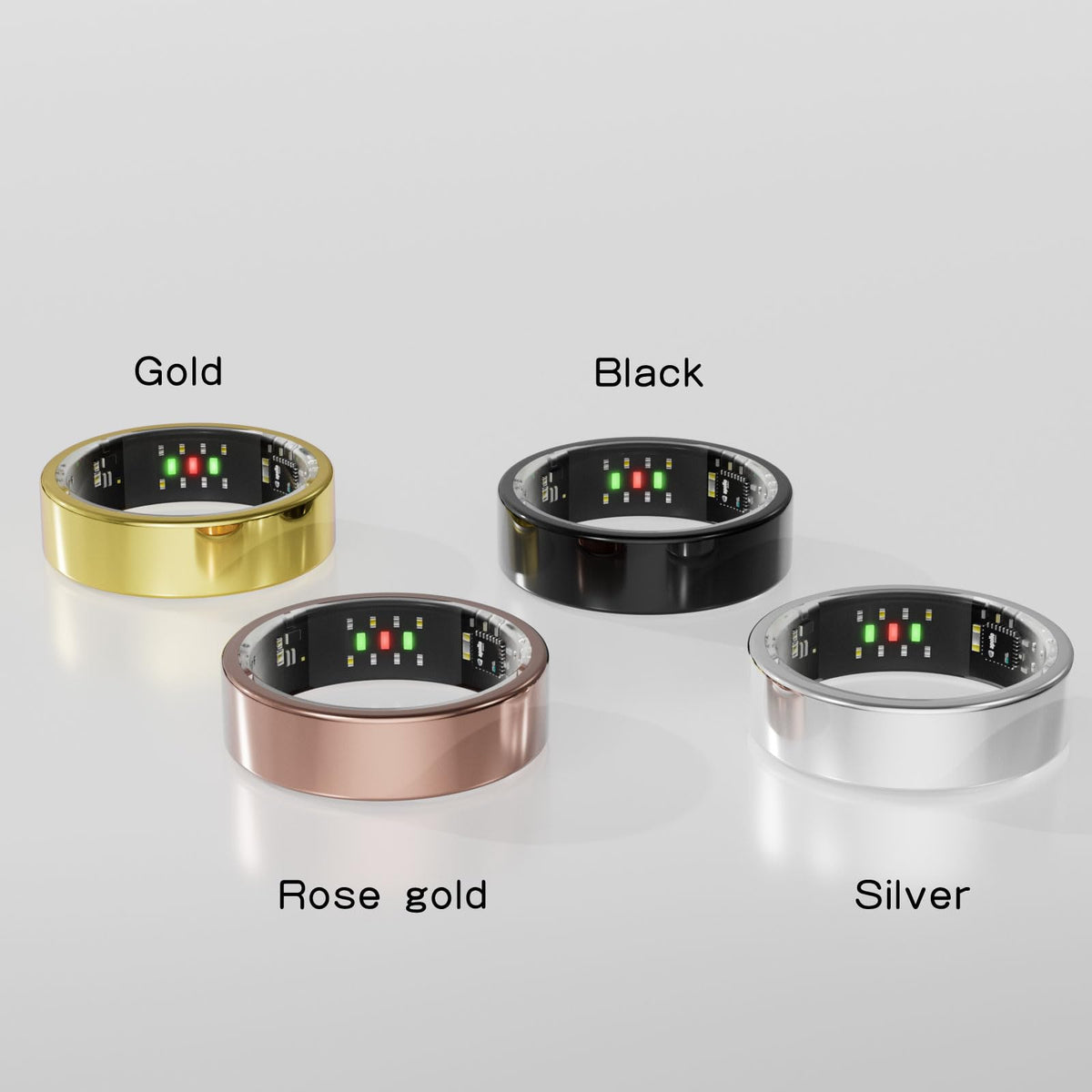 Victormont Titanium Smart Ring, Sleep & Activity Tracking Ring with Heart Rate, HRV, Stress Insights, 7-Day Battery Life, No Subscription, IP68 Waterproof, iOS & Android Compatible (Rose Gold, 7)