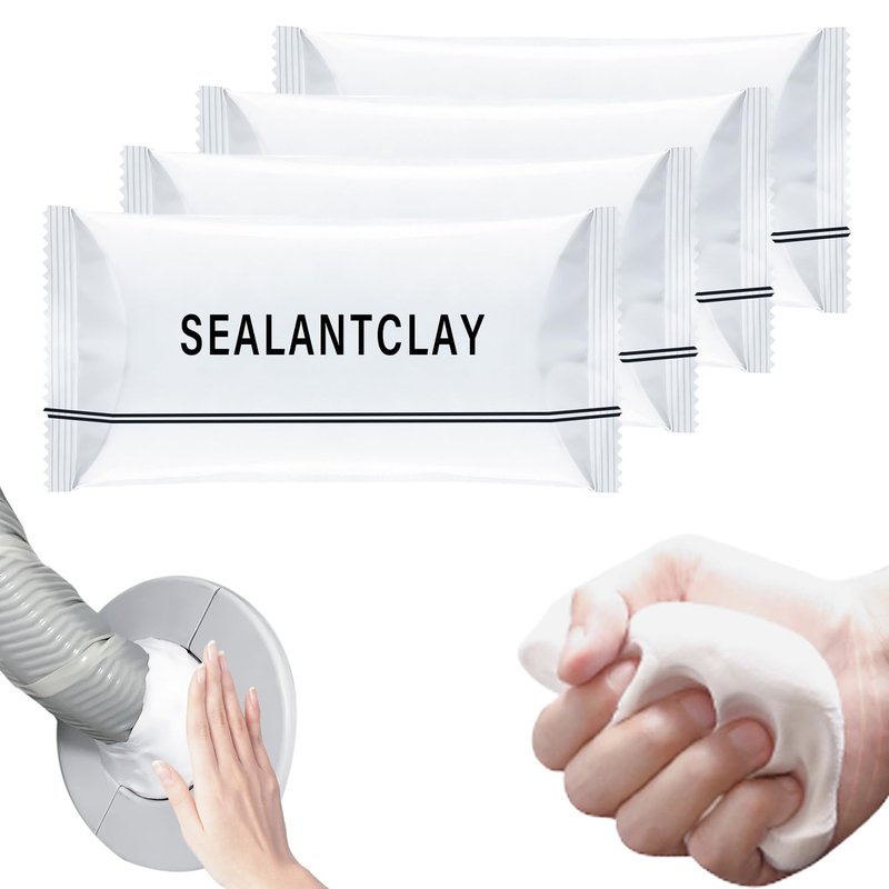 2026 Upgraded Repair Sealing Clay, Waterproof Sealant Mastic,Quick Mending Mud for Drain Connection, Wall Hole, Air Conditioning Hole Waterproof Seal Putty (4)