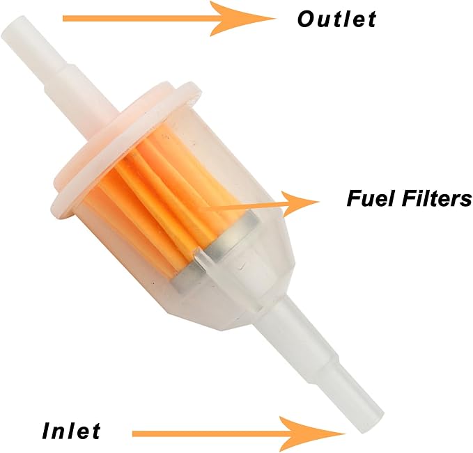 Gas Inline Fuel Filters 1/4 Inch x 5/16 Inch Replacement