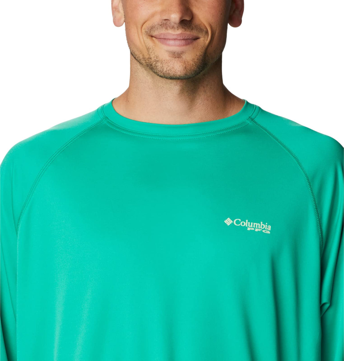 Columbia Men's Terminal Tackle Long Sleeve Fishing Shirt, Circuit/Key West Logo, XX-Large