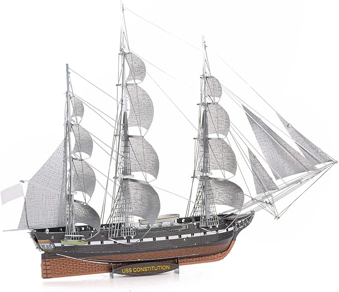 Metal Earth Premium Series USS Constitution 3D Metal Model Kit Fascinations