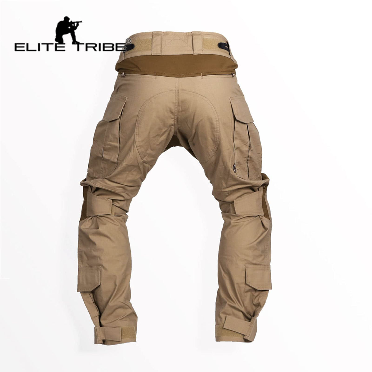 Elite Tribe Gen3 Combat Pants Airsoft Military Tactical BDU Pants with Knee Pad (XX-Large, Coyote Brown)