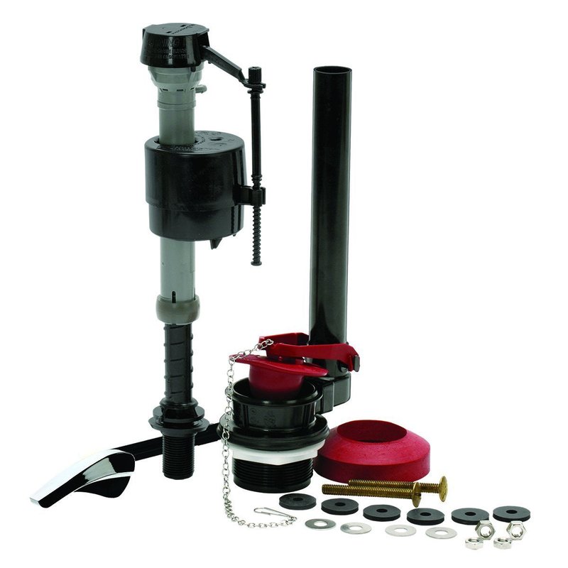Fluidmaster 400AKR Universal All in One Toilet Repair Kit for 2-Inch Flush Valves,Easy Install,(Pack of 10)