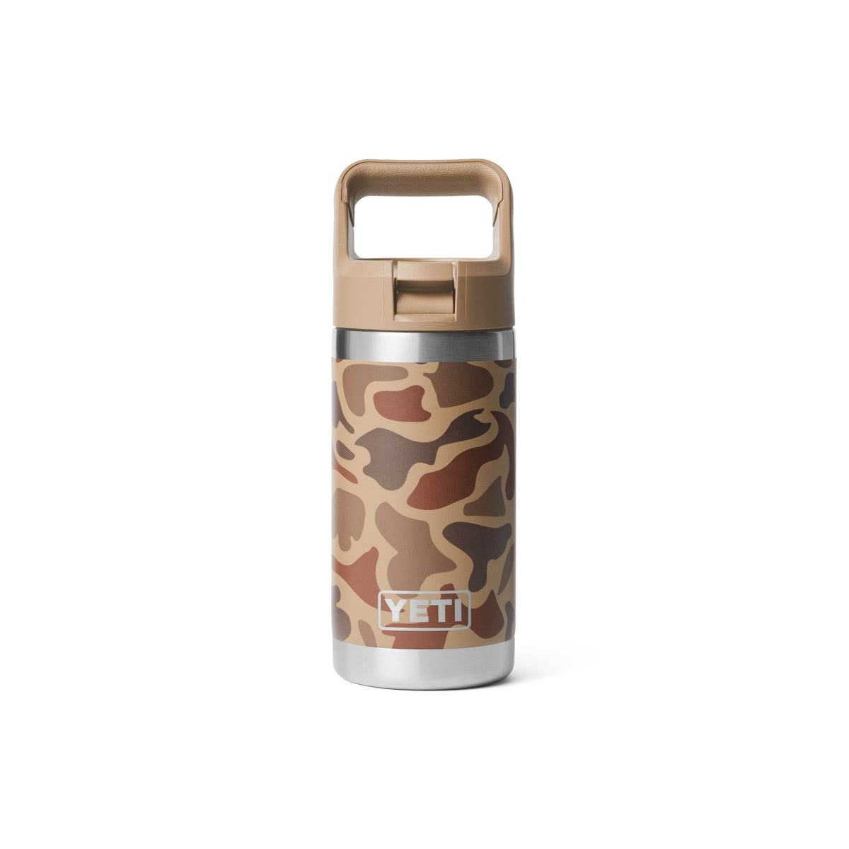 YETI Rambler Jr. 12 oz Kids Bottle, with Straw Cap, Wetlands Camo