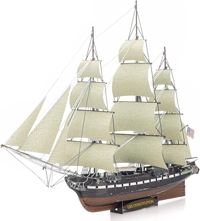Metal Earth Premium Series USS Constitution 3D Metal Model Kit Fascinations