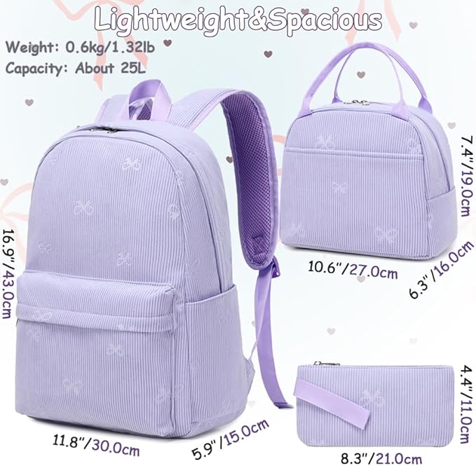 Meisohua School Backpack for Teens Girls Boys Backpack for Elementary Middle School Bookbag for Kids Backpack Lunch Bag Set