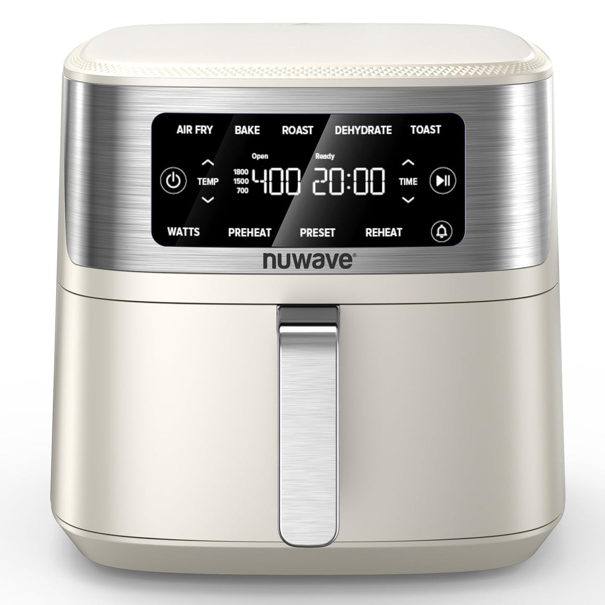 Nuwave Brio Plus 7QT Air Fryer, Extra Crispy Results w/Less Oil, PFAS-Free