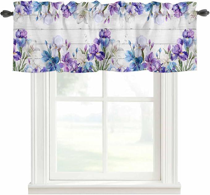 Spring Flowers Curtain Valances