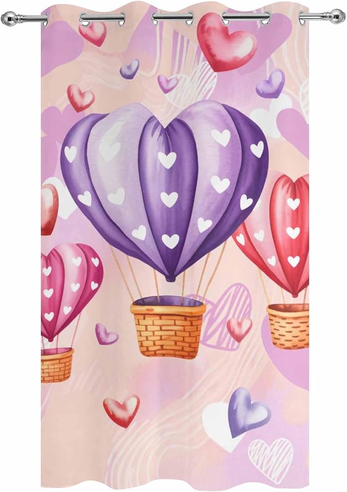 Hot Air Balloons Waterproof Outdoor Curtains