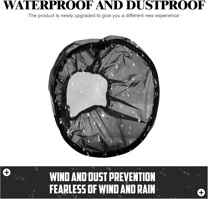 Waterproof Air Filter Rain Sock Motorcycle Dustproof Cold Air Intake Protective