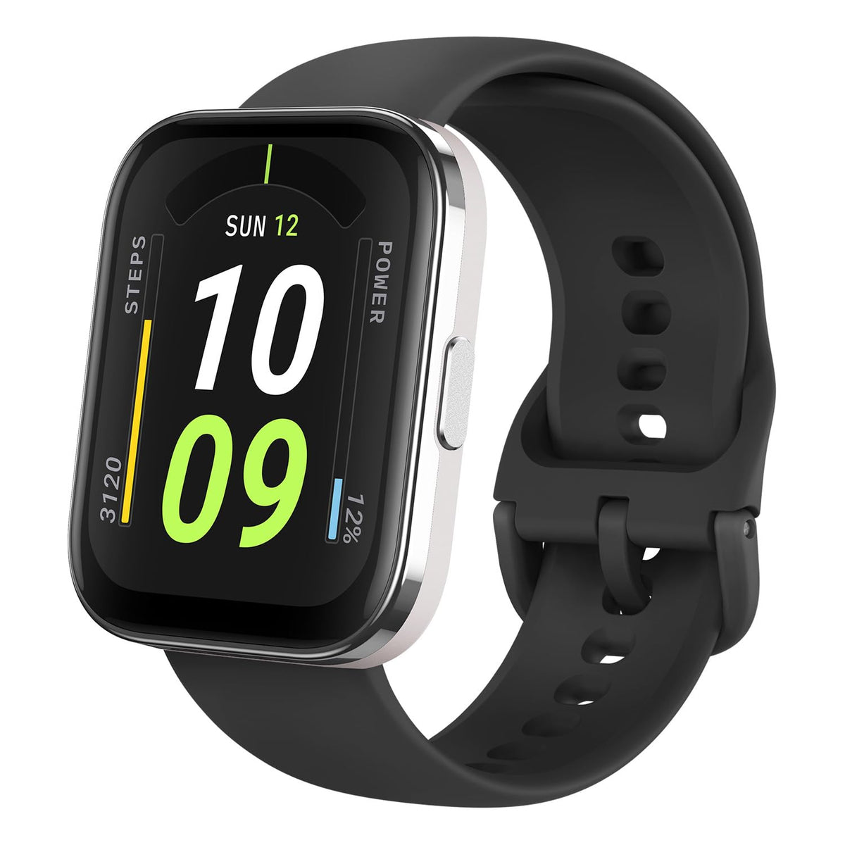 Amazfit Bip 5 Core Smart Watch for Men Women 46mm, 11-Day Battery, Fitness Activity Tracker with 120+ Sports Modes, Heart Rate & Sleep Monitor, for Android Phone & iPhone, Water Resistant, Black