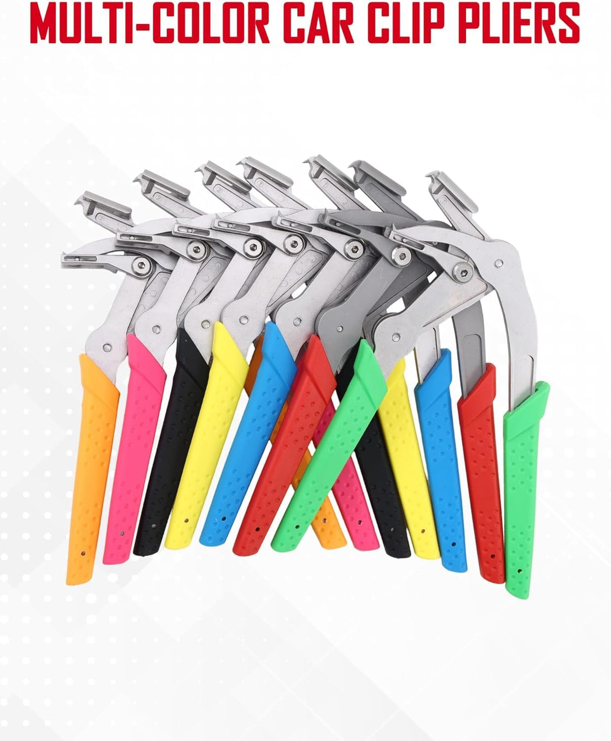 Car Clip Pliers, Professional Auto Clip Removal Pliers Tool, Panel Clip Removal Tool for Automotive Plastic Fasteners, Push Pin & Door Trim Disassembly Without Damage