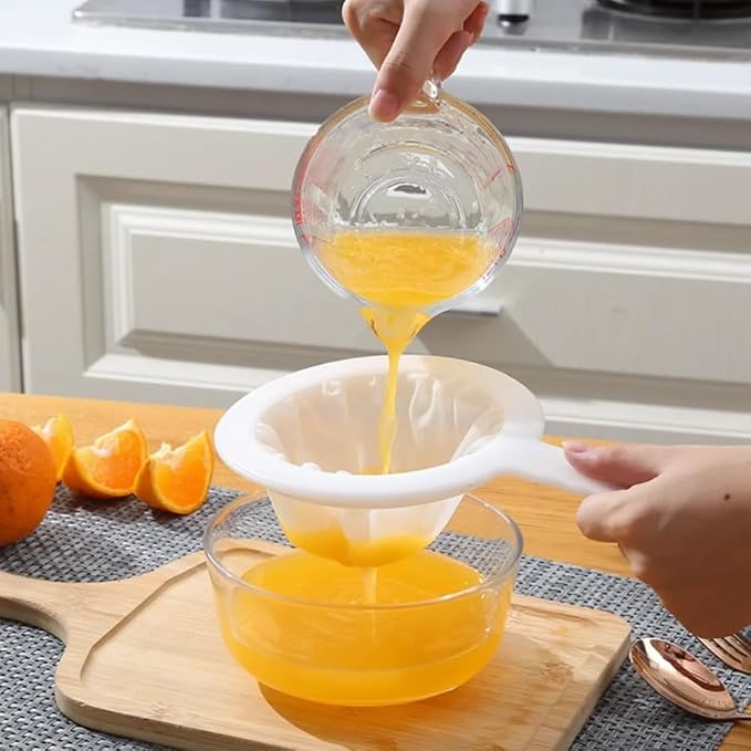 Kitchen Ultra-Fine Nylon Mesh Strainer I Filter Spoon Sieve