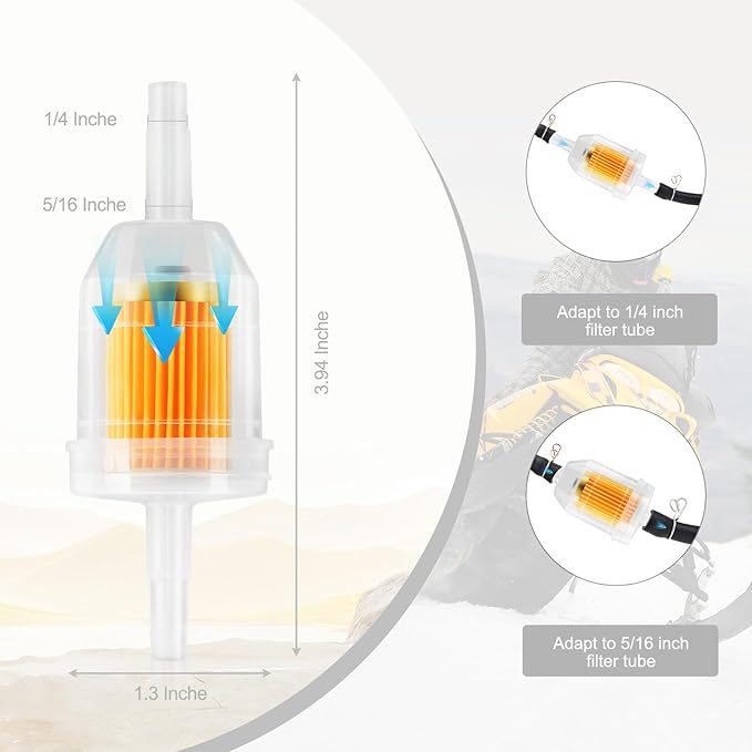 10 PCS Gas Inline Fuel Filters